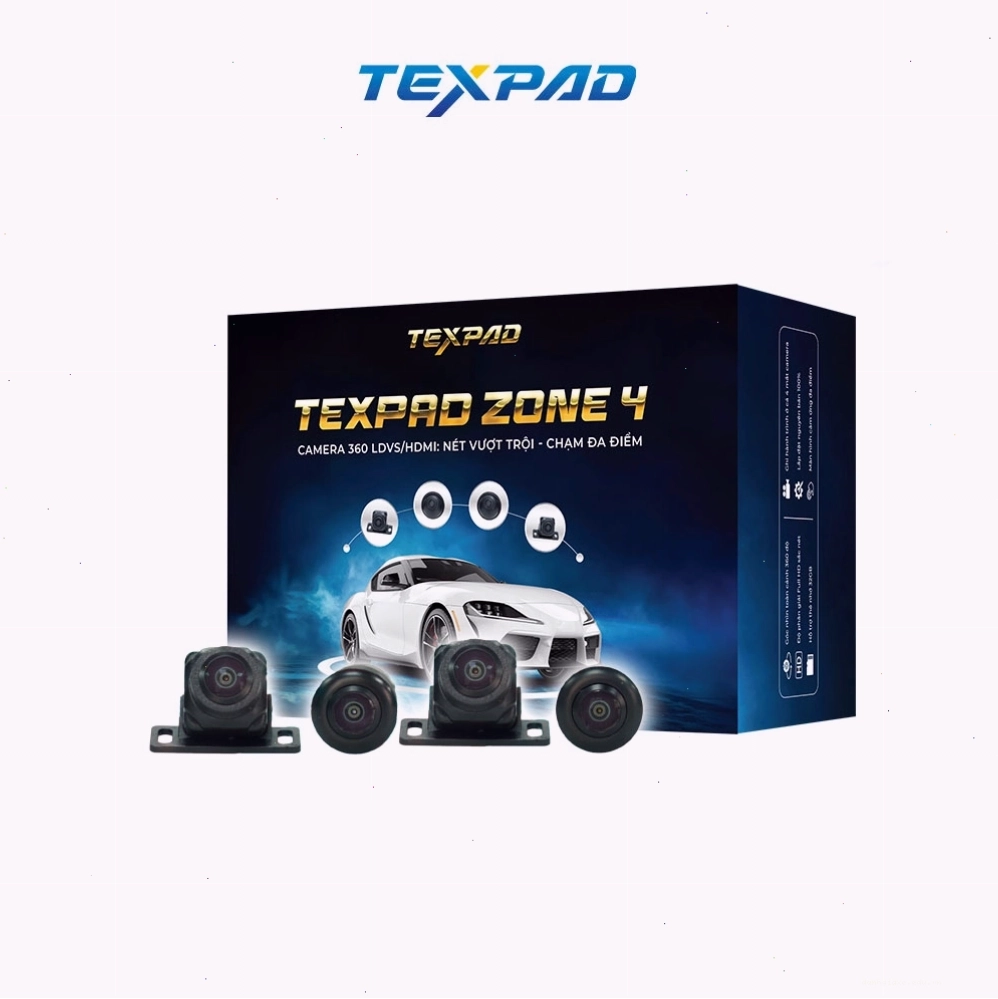 Camera 360 Texpad Zone 4 EV cho VinFast VF3