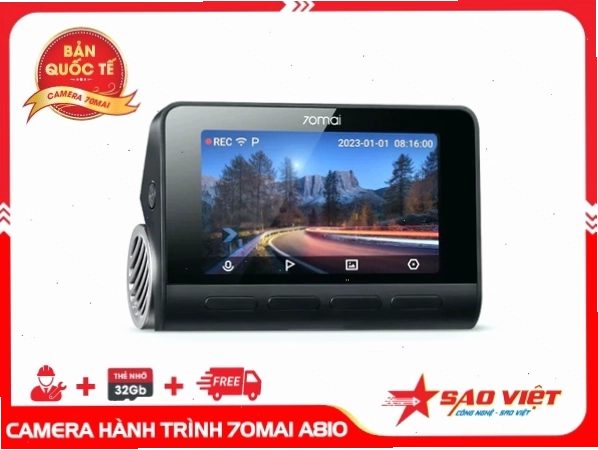 Camera hành trình 70mai A810 bản Cam trước quốc tế