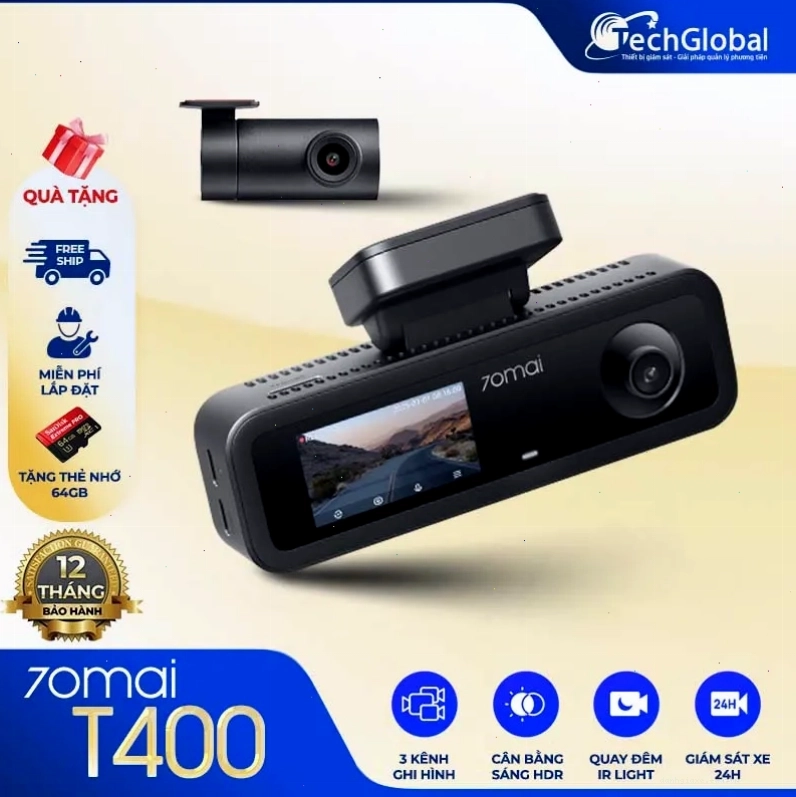 Camera hành trình 70mai T400 nhỏ gọn
