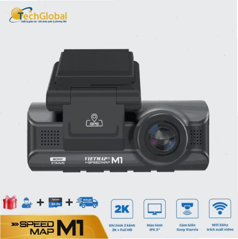Camera Hành Trình Vietmap M1 Siêu Phẩm Cảnh Báo Giao Thông