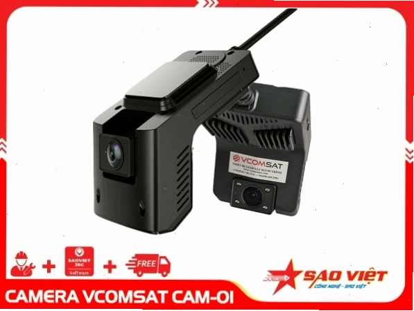 Camera Vcomsat Cam-01 hỗ trợ ghi hình hành trình