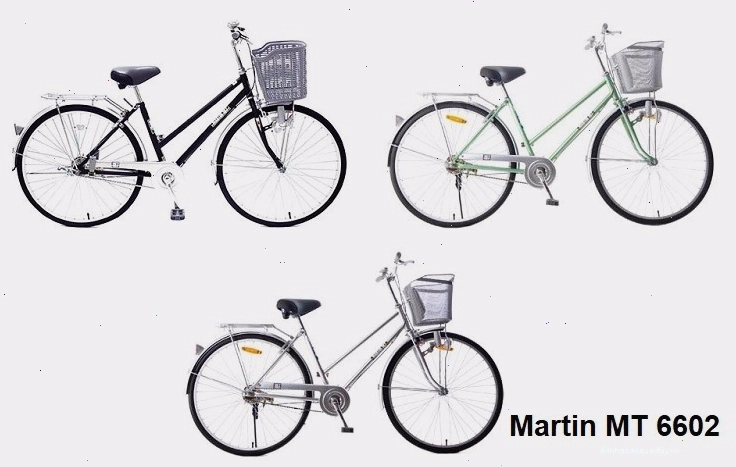 Cận cảnh chi tiết khung xe đạp Martin 2 sườn