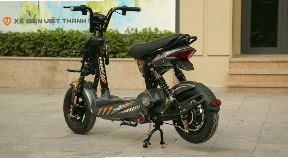 Cận cảnh chi tiết thiết kế xe đạp điện M133 Mini