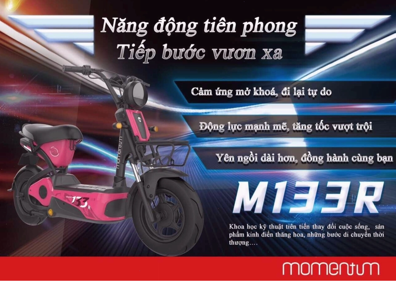 Cận cảnh chi tiết xe đạp điện M133 phiên bản mới