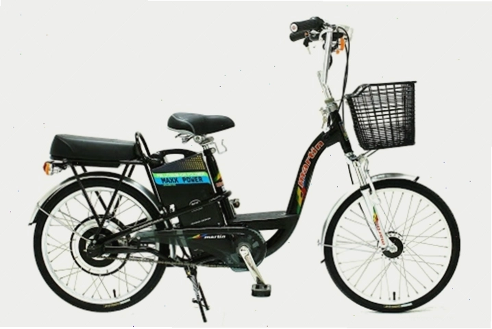 Cận cảnh động cơ và pin trên xe đạp điện Martin 107