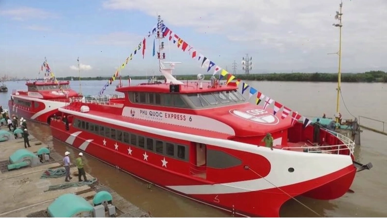 Cảnh nhộn nhịp tại Bến tàu Rạch Giá