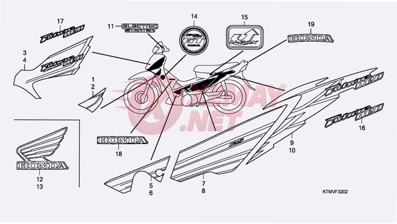 Catalogue tem xe Honda Future Neo 2007