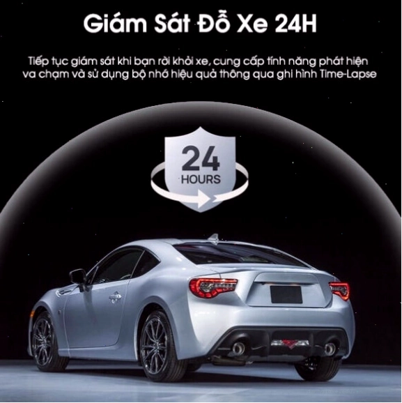 Chế độ giám sát đỗ xe 24/7 của 70mai A510