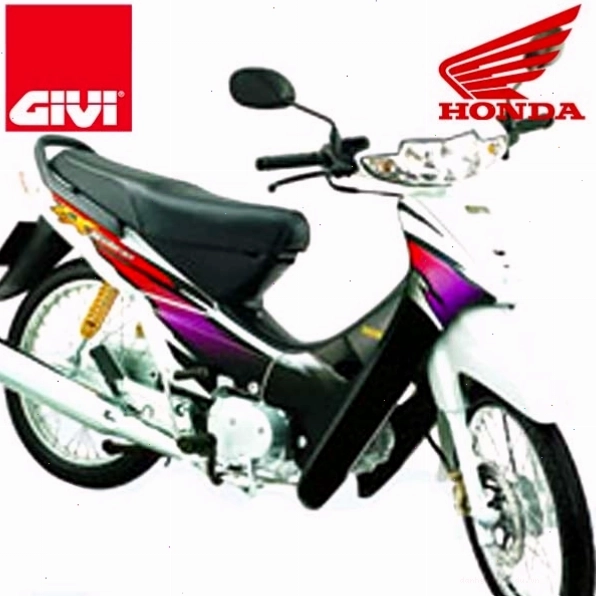 Chi tiết baga Givi lắp cho xe Wave ZX