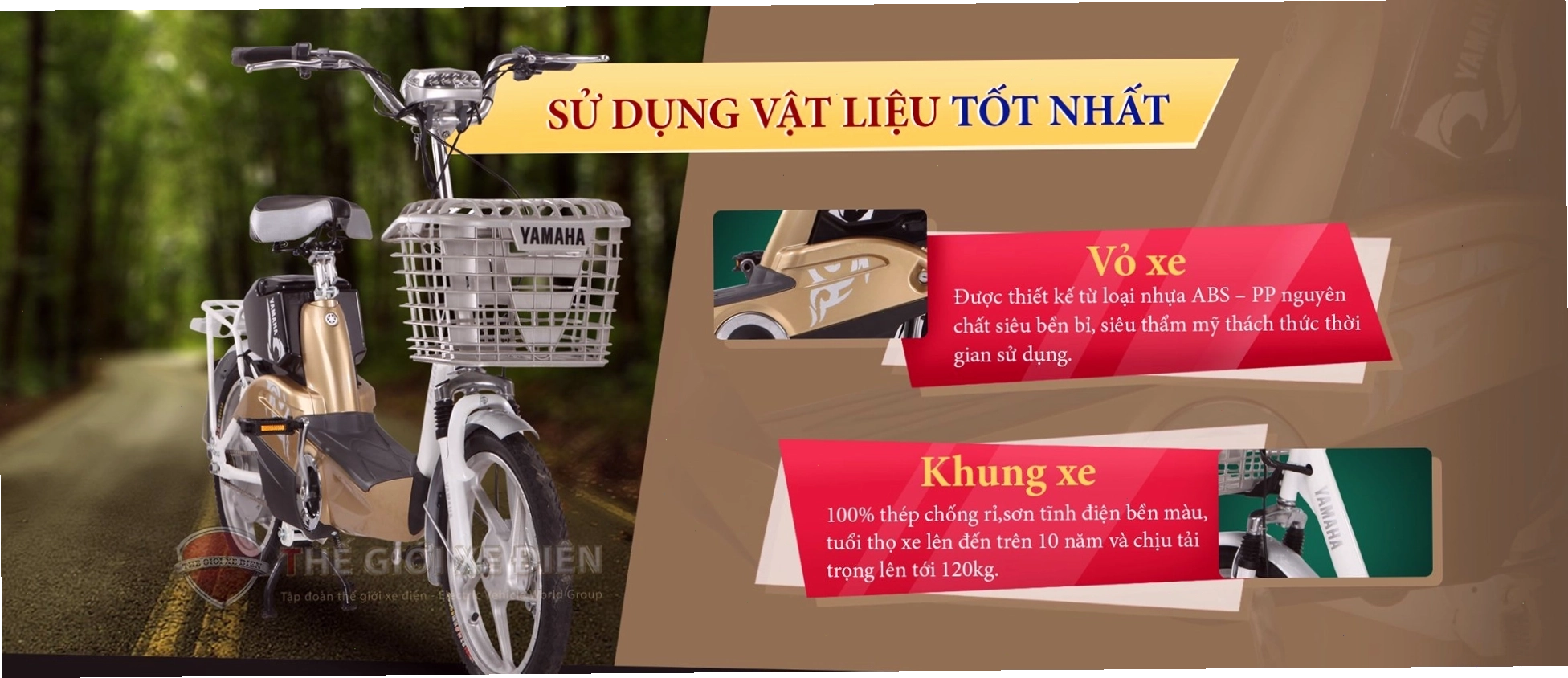 Chi tiết bộ phận để chân trên xe đạp điện Yamaha Icats H3