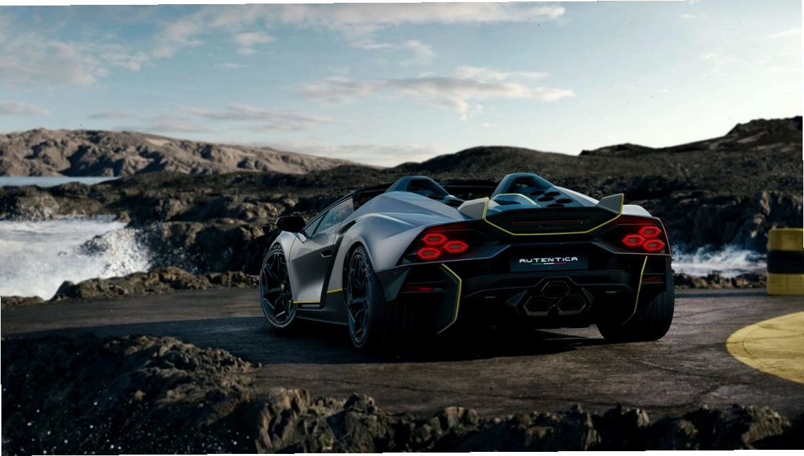 Chi tiết cánh gió lớn trên Lamborghini Invencible