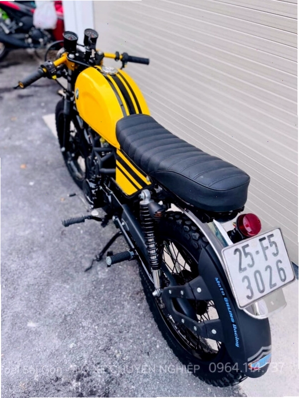 Chi tiết tùy chỉnh trên xe cafe racer độ