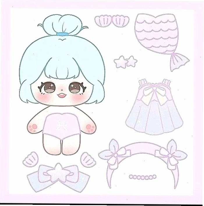 Cô gái chibi trong trang phục anime lộng lẫy