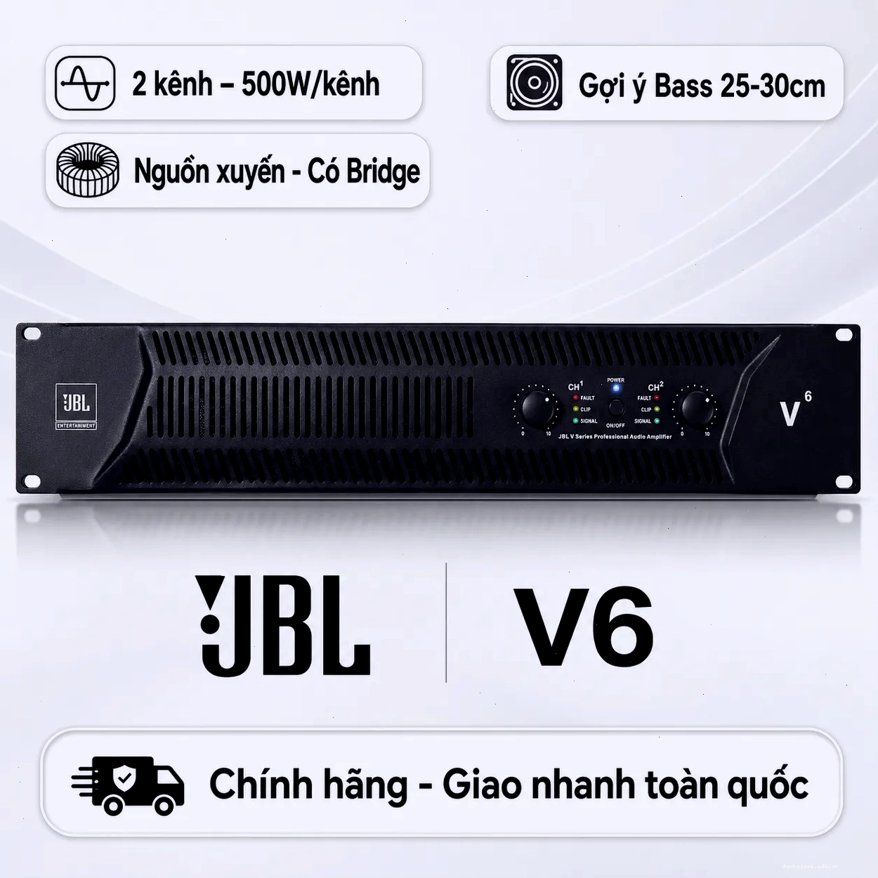 Cục đẩy công suất JBL V6 chính hãng