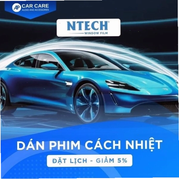 Dán phim cách nhiệt ô tô Ntech