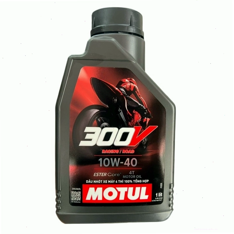 Dầu nhớt Motul 300V 10W40 Racing Road 1L