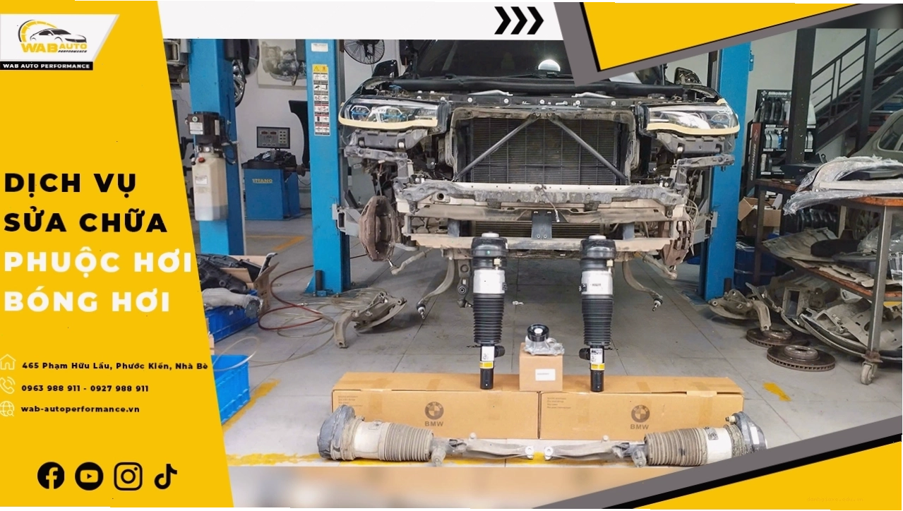 Dịch vụ sửa chữa phục hồi sơn xe, làm đồng tại WAB Auto Performance