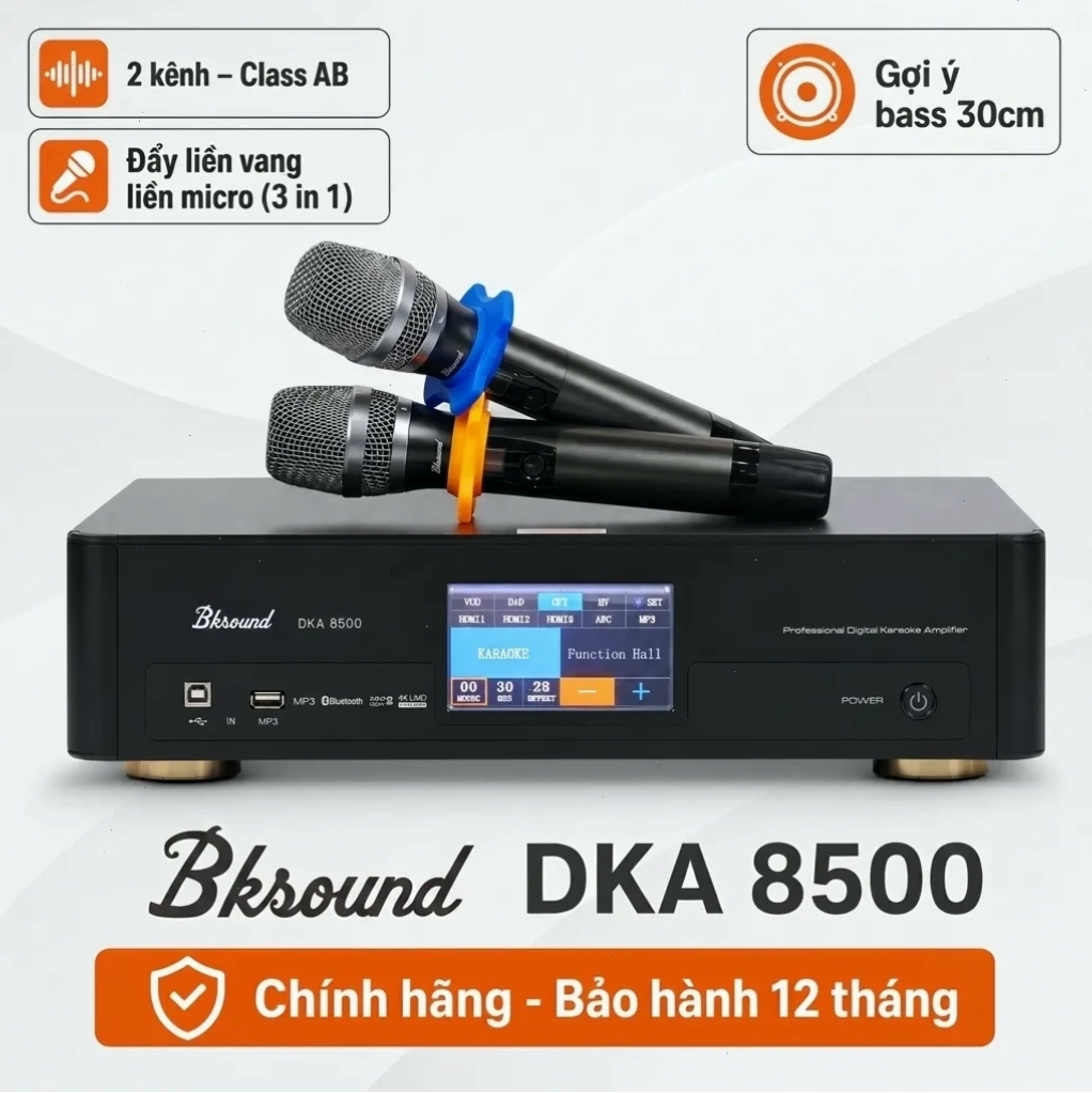 Digital Karaoke Power Amplifier Bksound DKA 8500
