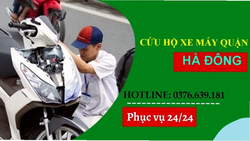 Đội cứu hộ xe máy chuyên nghiệp tại Quận Hà Đông sẵn sàng hỗ trợ khách hàng