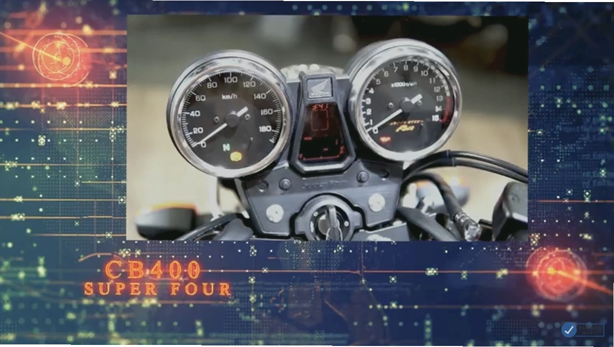 Đồng hồ hiển thị trên Honda CB400 Super Four 2019