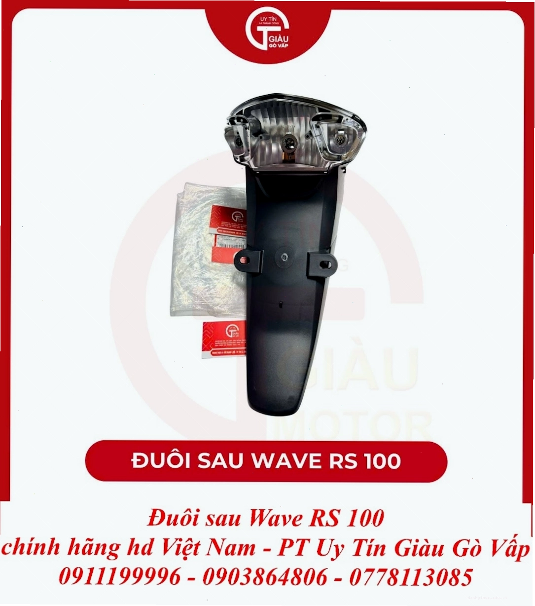Đuôi sau xe Honda Wave RS 100