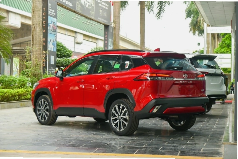 Đuôi xe Toyota Corolla Cross 2022