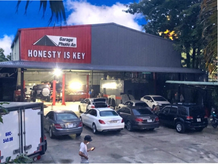 Garage ô tô Đồng Nai - Garage Phước An với quy trình sửa chữa minh bạch
