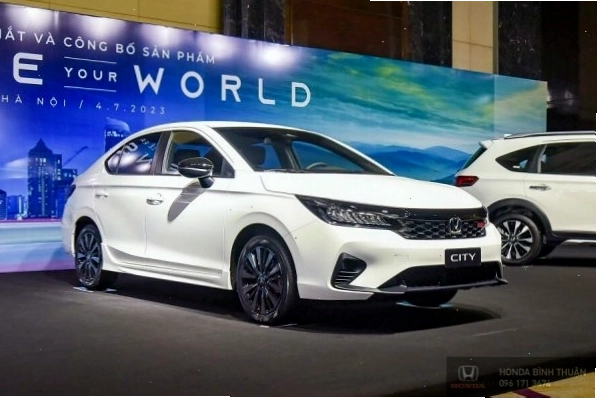 Ghế ngồi bọc da cao cấp trên Honda City 2024