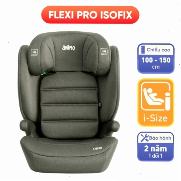 Ghế ngồi ô tô Animo Flexi Pro Isofix cho trẻ lớn
