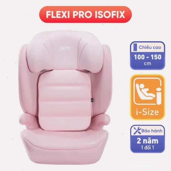 Ghế ngồi ô tô Animo Flexi Pro Isofix màu Misty