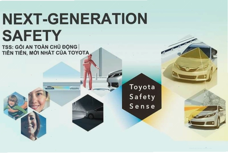 Hệ thống an toàn tiên tiến Toyota Safety Sense (TSS) tích hợp nhiều tính năng hỗ trợ lái