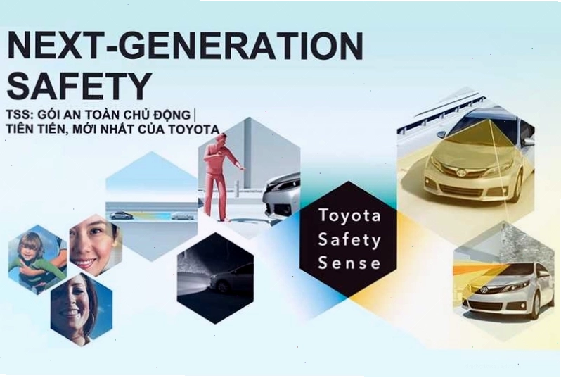 Hệ thống an toàn TSS của Toyota bao gồm nhiều công nghệ tiên tiến