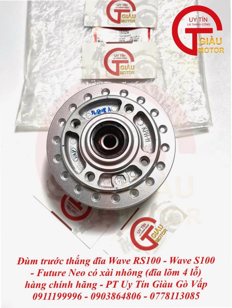 Hệ thống phanh đĩa trên Wave S 100