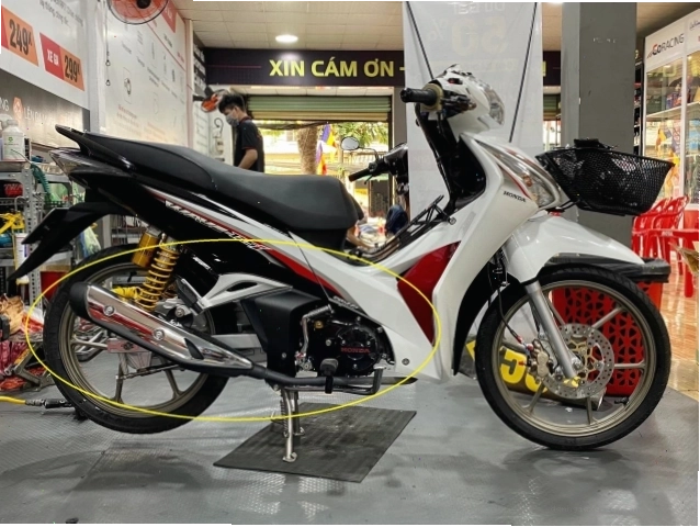 Hệ thống phanh và bánh xe của Honda Future Mập