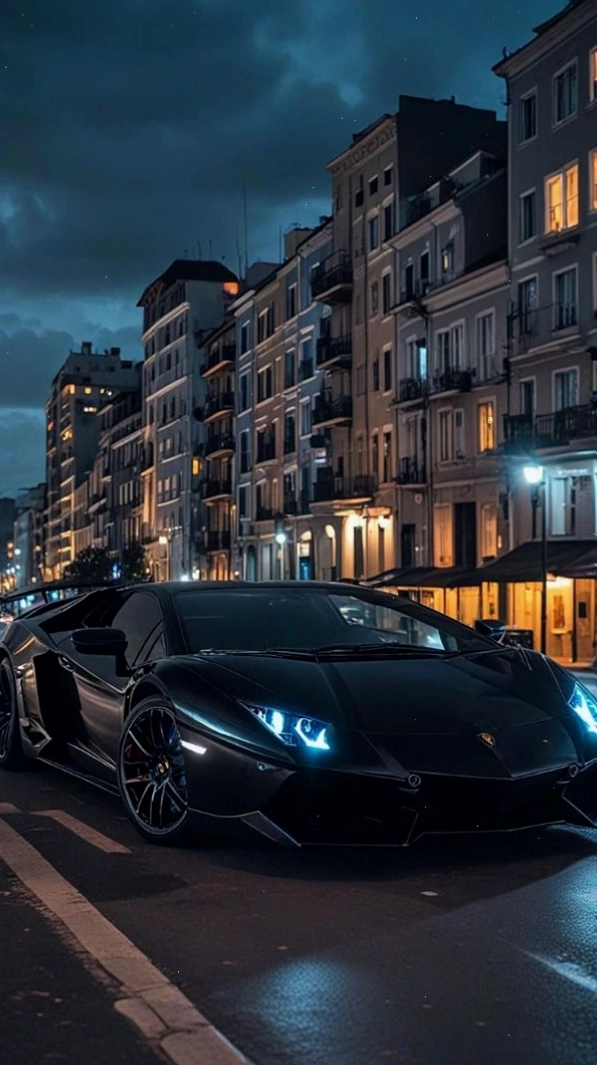 H&igrave;nh ảnh Lamborghini Revuelto m&agrave;u đen huyền b&iacute; mạnh mẽ