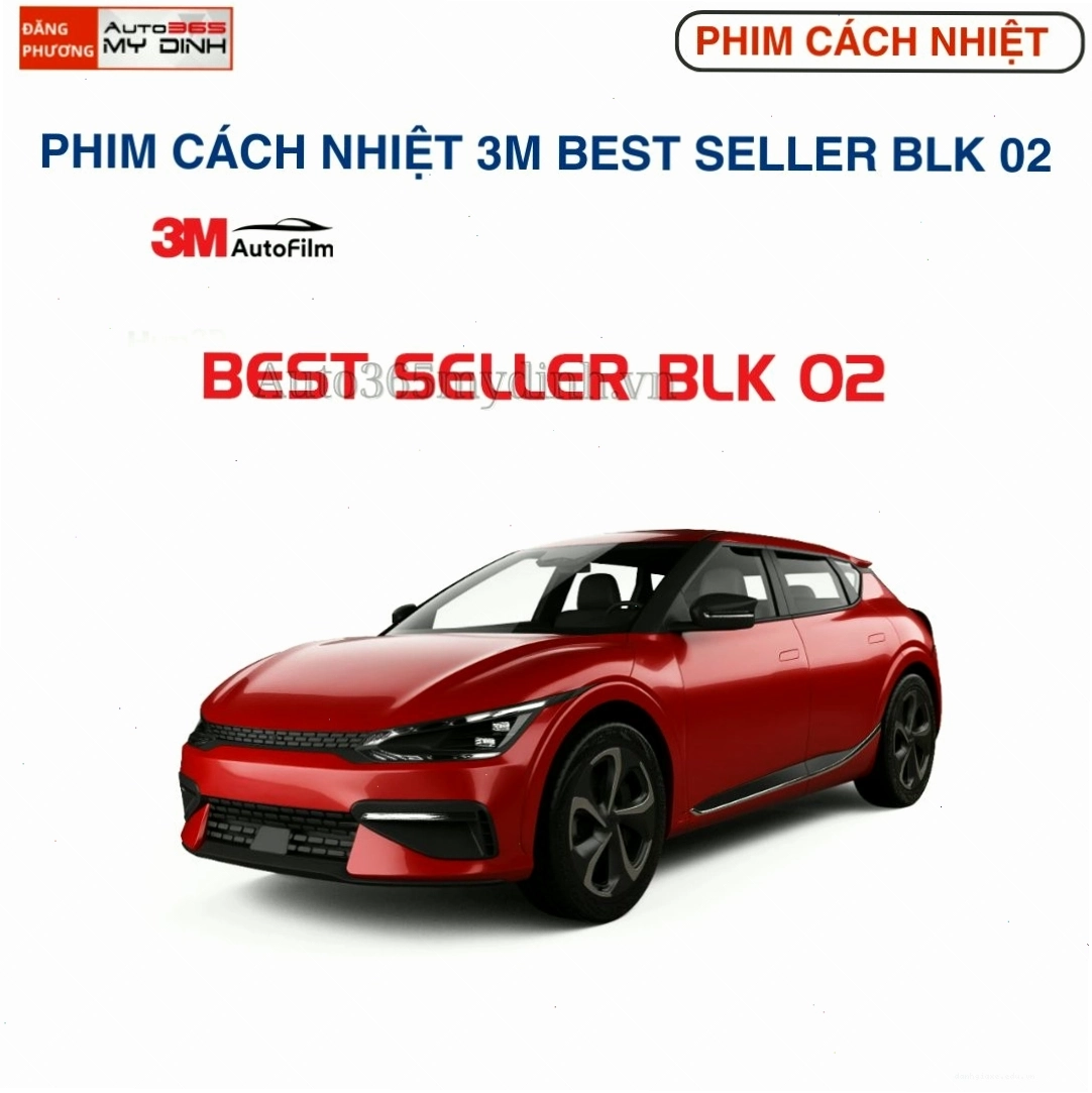Hình ảnh minh họa phim cách nhiệt 3M màu đen