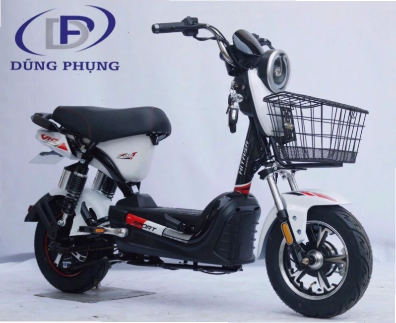 Hình ảnh xe đạp điện Hitasa nổi bật với thiết kế hiện đại