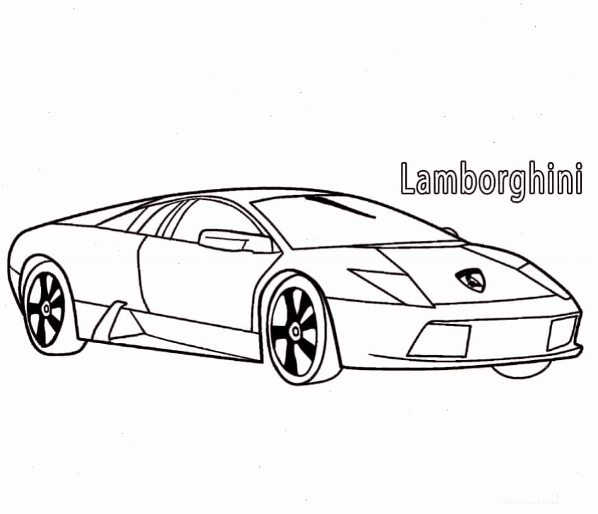 Hình ảnh xe Lamborghini đẹp và ngầu qua nét vẽ nghệ thuật