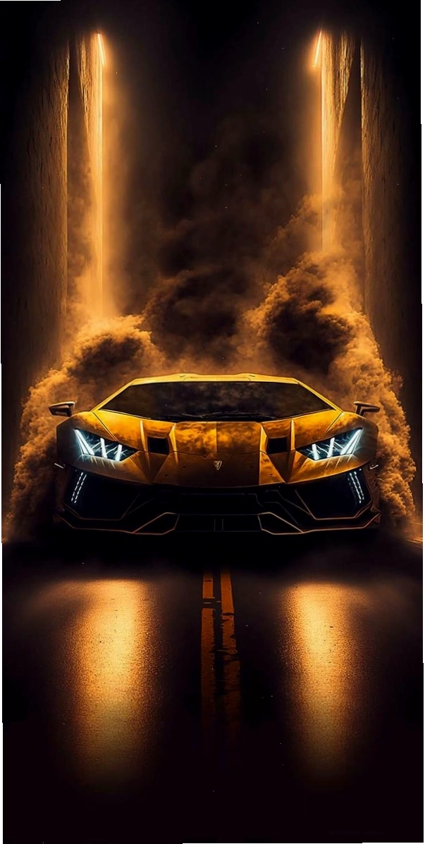 Hình nền Lamborghini Revuelto bốc lửa