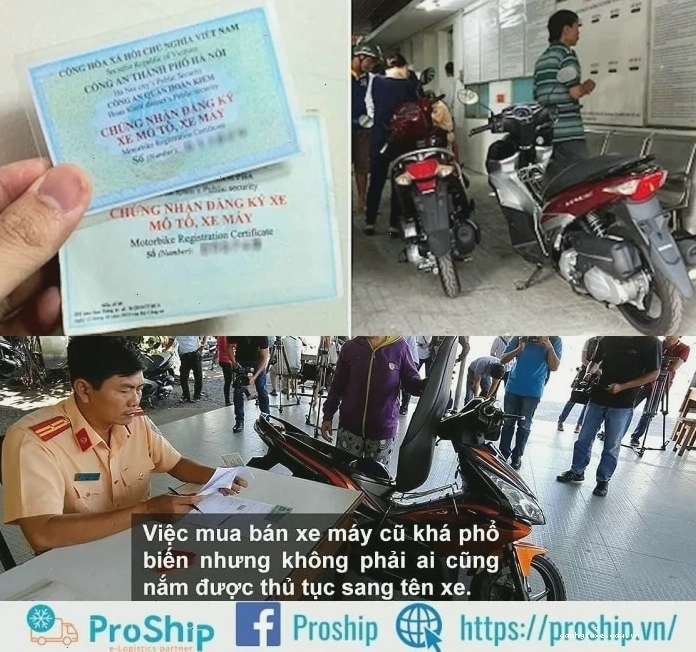 Hồ sơ sang tên xe máy bao gồm những gì