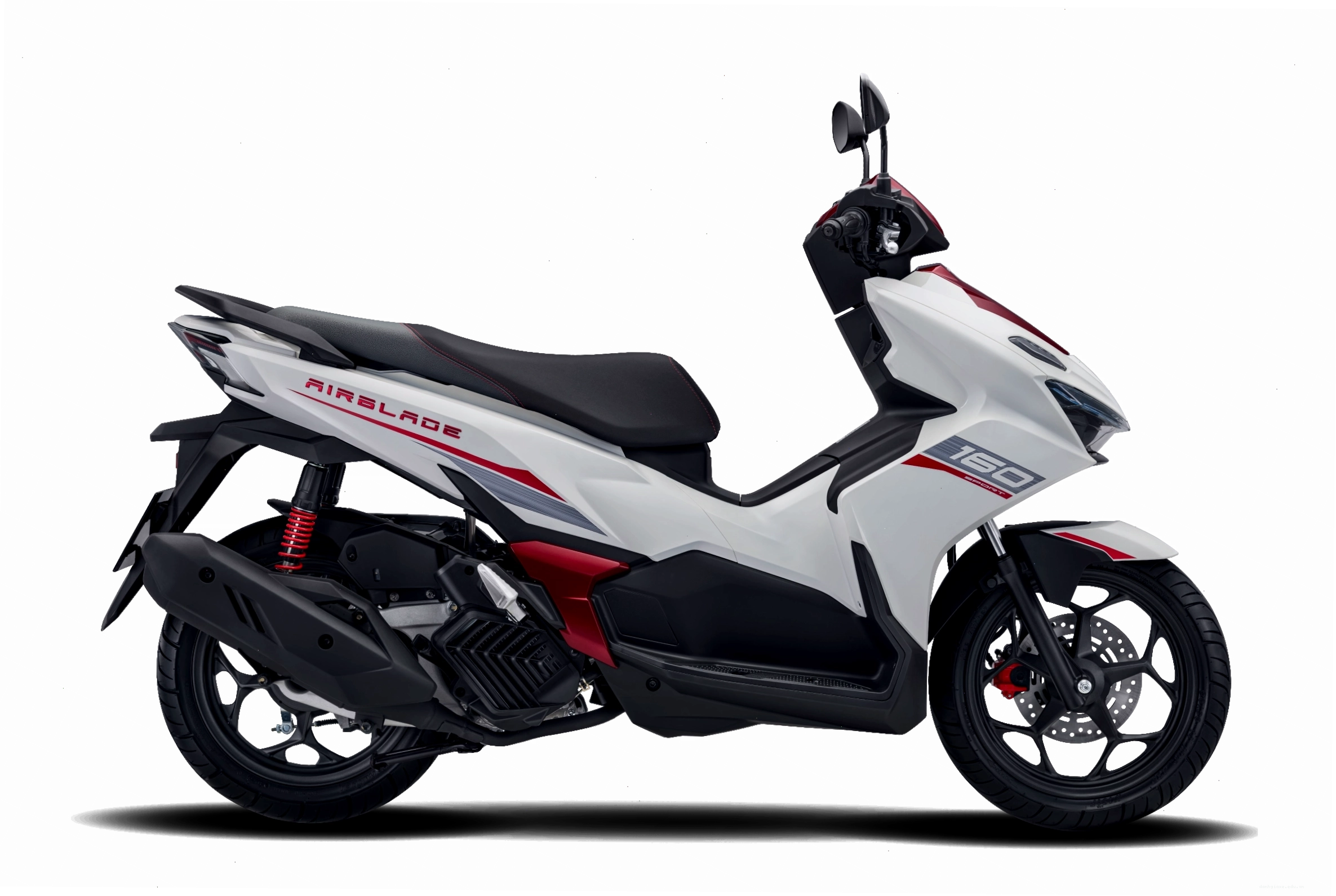 Honda Air Blade 160 đen bóng 2026 với thiết kế thể thao và mạnh mẽ