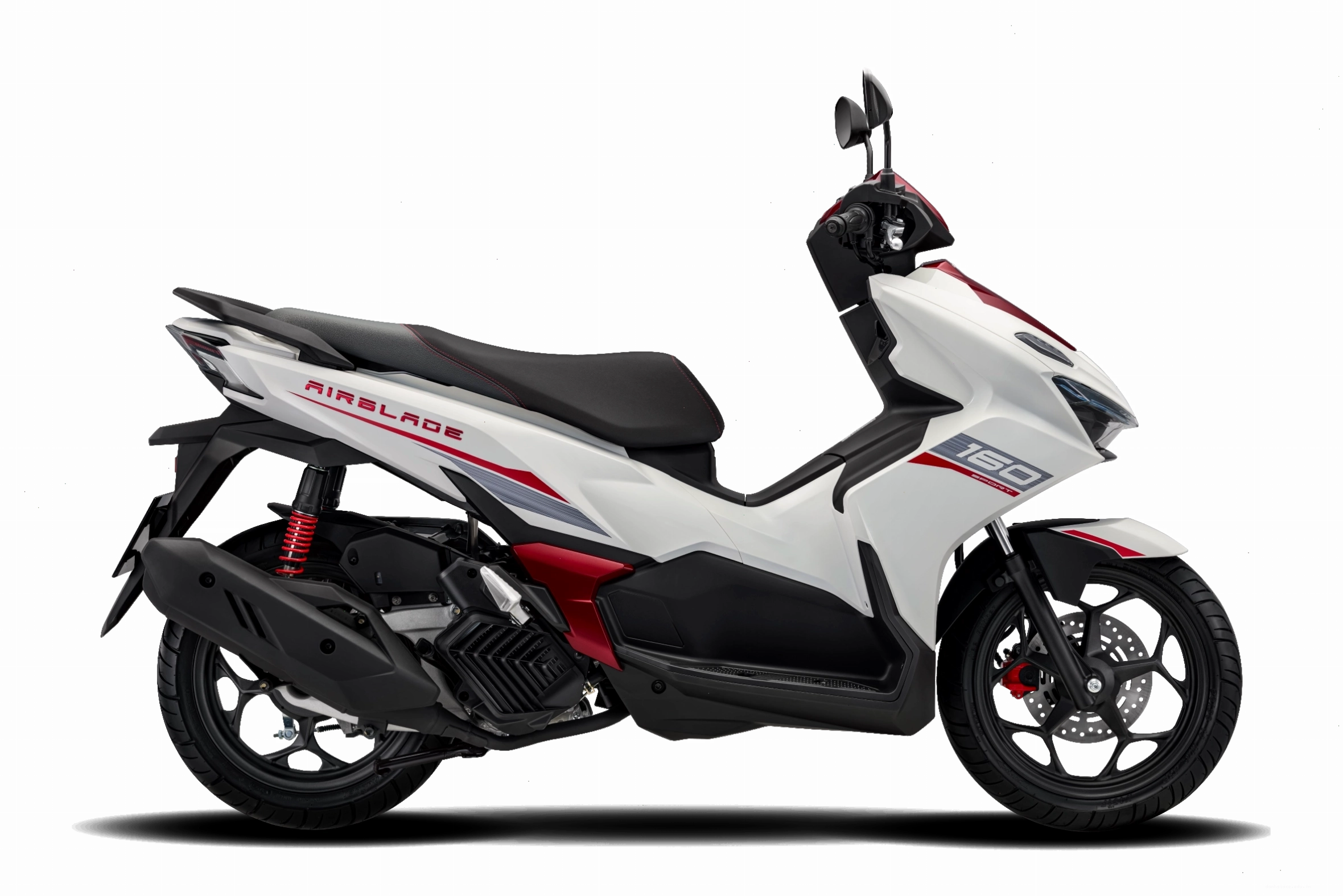 Honda Air Blade 160 phiên bản thể thao với tông màu đỏ chủ đạo