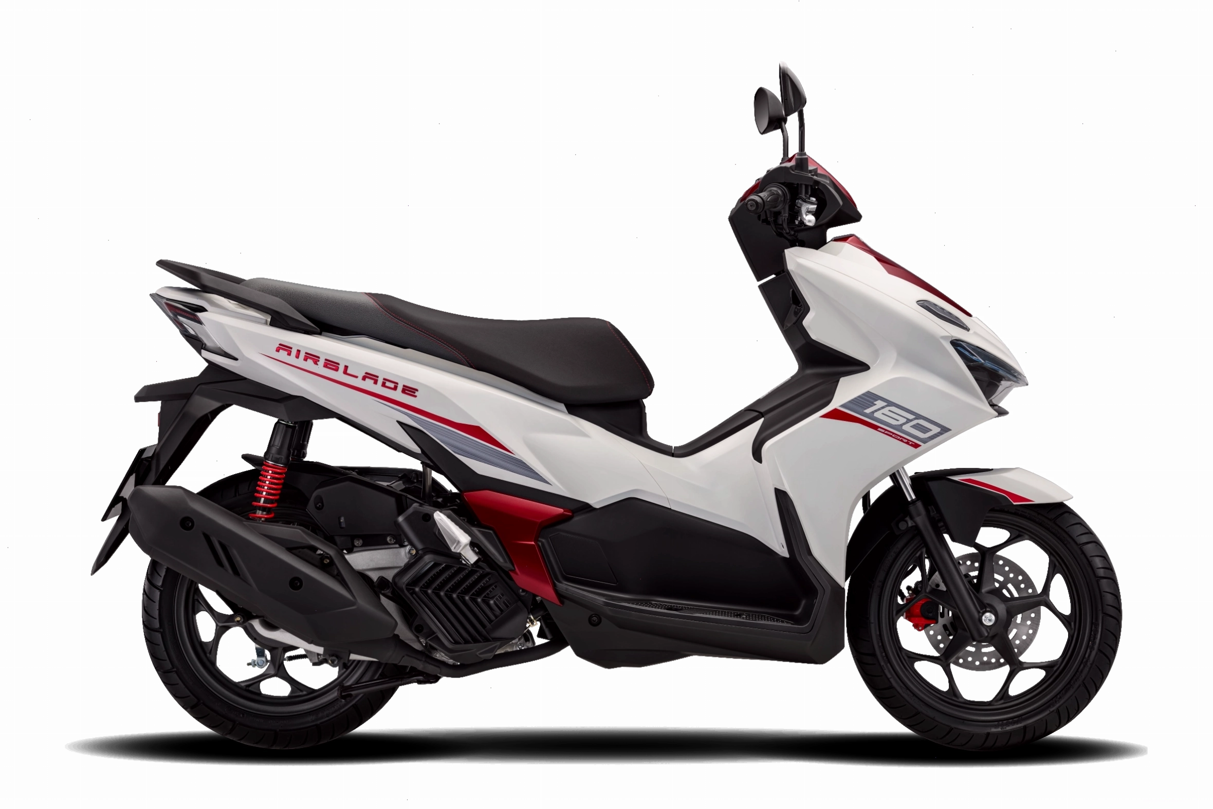 Honda Air Blade trắng 2026 với thiết kế thể thao và hiện đại