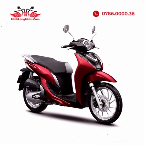 Honda SH Mode 125 2024 phiên bản Cao cấp màu Đỏ đen