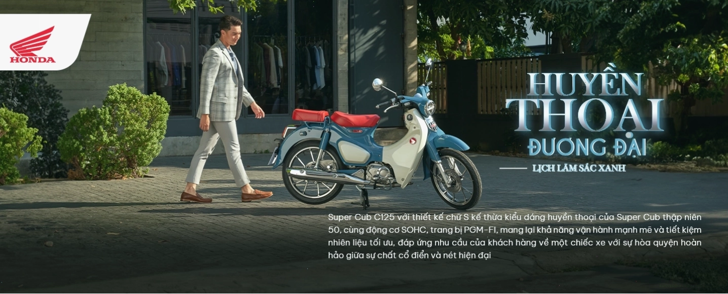 Honda Super Cub C125 phiên bản màu đen huyền bí