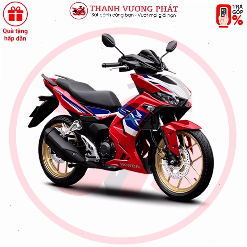 Honda Winner X 2024 phiên bản Thể thao màu Đỏ Đen Trắng - Xe côn tay Honda ấn tượng