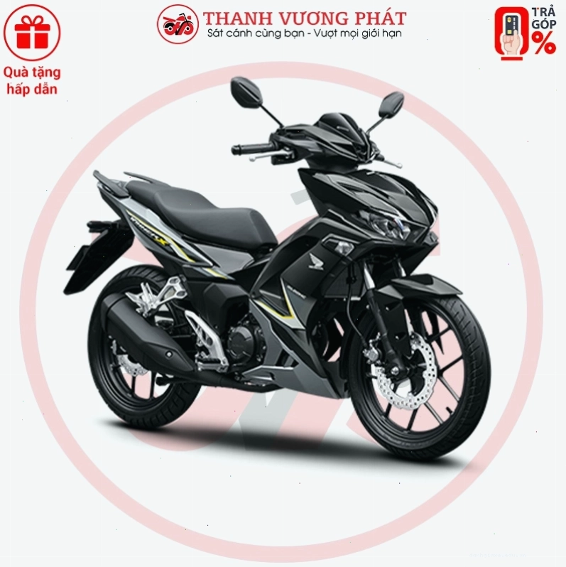 Honda Winner X 2024 phiên bản Tiêu chuẩn màu Đen Bạc - Xe côn tay Honda bền bỉ
