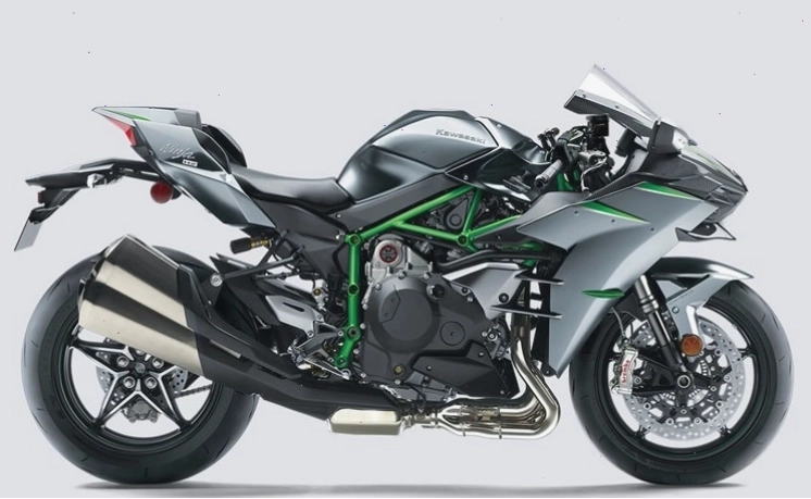 Kawasaki Ninja H2 với thiết kế khí động học và bộ siêu nạp nổi bật