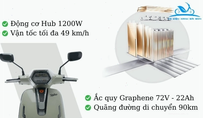 Khả năng vận hành linh hoạt của xe máy điện Yadea Oris H