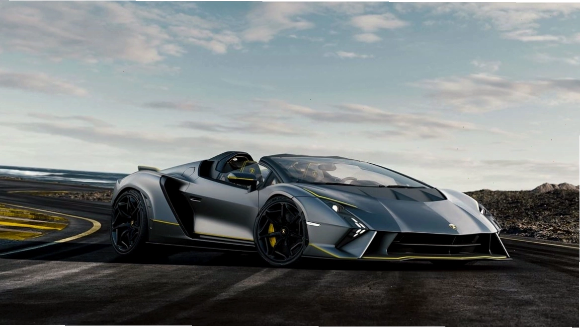 Lamborghini Invencible nhìn từ phía sau